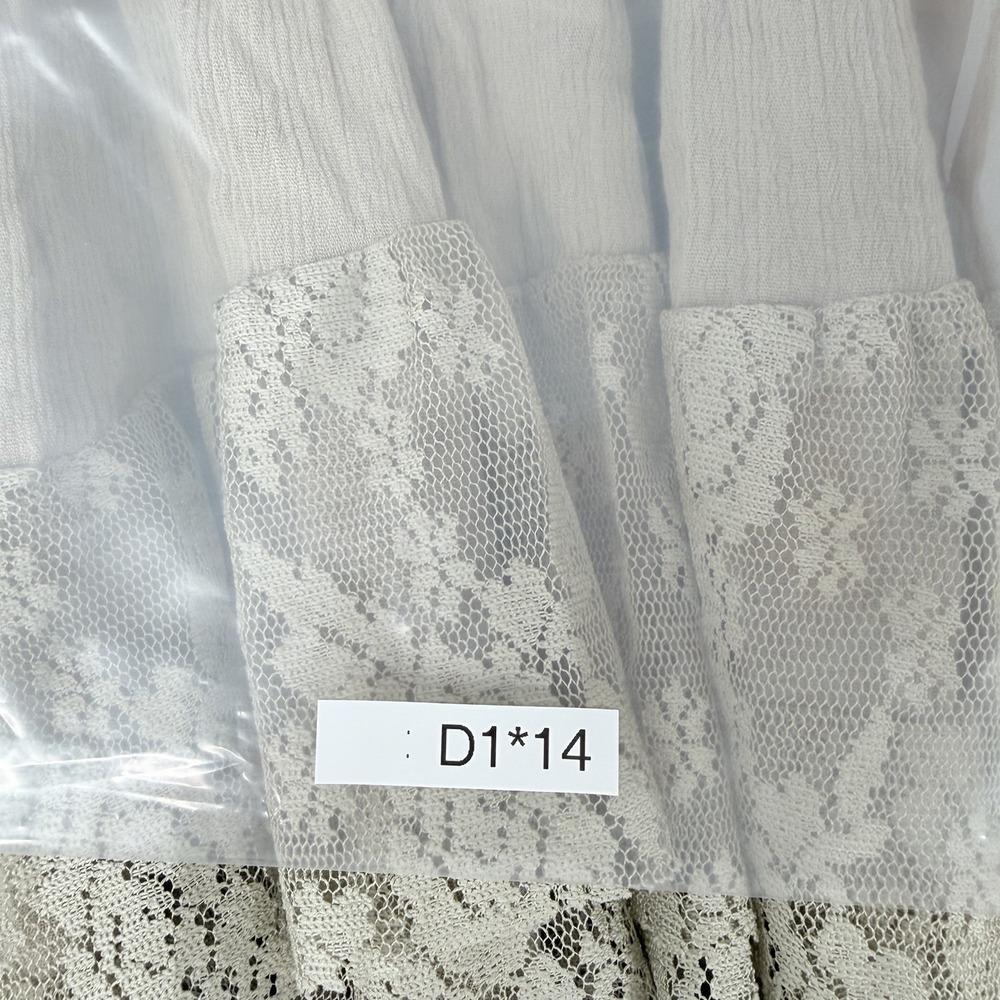Mia Joy Catrin maxi Dress by Joyfolie High-Low Hem Size 5 Layered Lace Ruffle - Picture 14 of 14